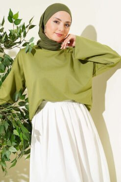 Basic Wide Sleeve Blouse