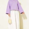 Basic Wide Sleeve Blouse Lilac - Imagen 2