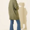 Basic Oversized Knit Tunic Khaki – Image 3