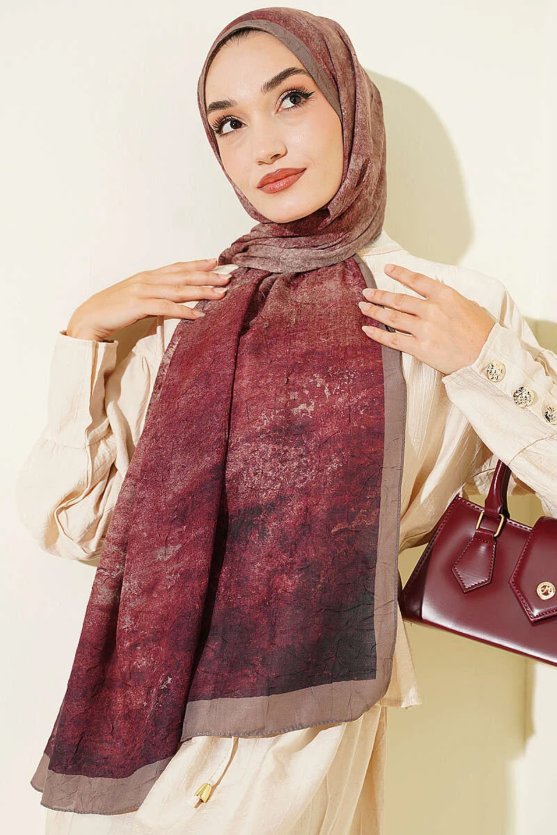 Batik Degrade Bamboo Crepe Shawl