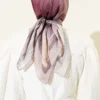 Batik Pattern Bamboo Crepe Scarf Beige – Bild 3