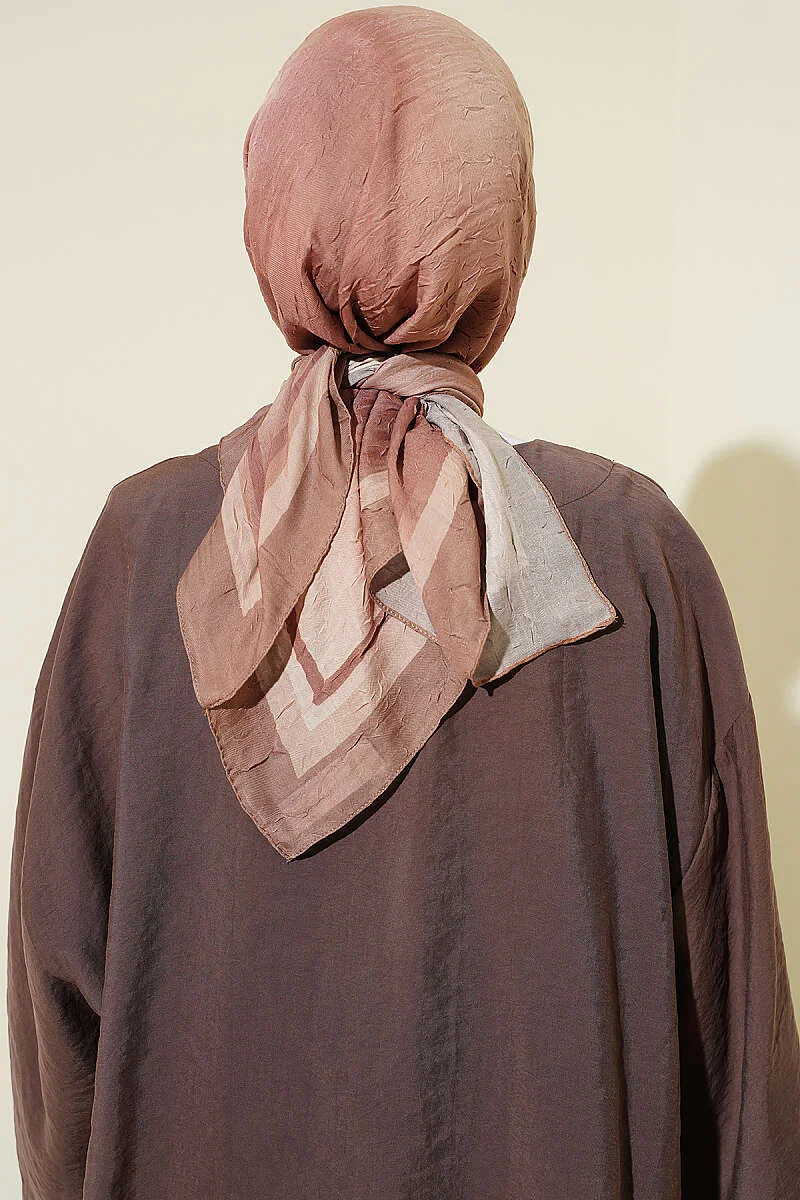 Batik Pattern Bamboo Crepe Scarf - Image 3
