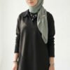 Collar Detail Tunic Black