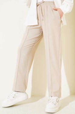 منظر بديل لـ Belted Tapered Pants Beige