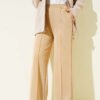 Waistband Scuba Pants Camel