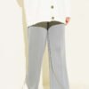 Waistband Scuba Pants Grey
