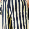 Striped Poplin Pants with Elastic Waistband Yellow – Bild 4