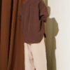 Elastic Waist Linen Balloon Pants Beige – Bild 3