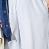 Elastic Waist Linen Balloon Pants Blue – Bild 4