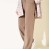 Belted Tencel Pants Mink