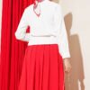 High-Waisted Short Shirt White – Image 3