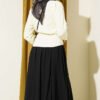 High-Waisted Short Shirt Yellow - Image 3