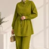 Belted Ankle Cuff Two-Piece Set - Image 4