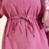 Belted Tunic with Hidden Buttons Modal Shirt – Image 4
