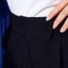 High-Waisted Wide-Leg Pants Black - Imagen 4