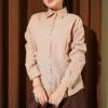 Belted Poplin Shirt