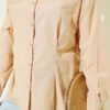 Belted Poplin Shirt Beige - Afbeelding 4