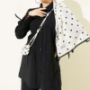 ⁦Ankle Tie Front Ribbed Two-Piece Set Black⁩ - الصورة ⁦2⁩