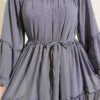 Ankle Elastic Tiered Chiffon Dress - immagine 4