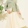 Short Shirt with Ankle and Pocket Lace - الصورة 2