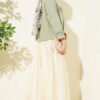 Short Shirt with Ankle and Pocket Lace - الصورة 3