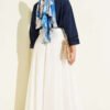 Short Shirt with Ankle and Pocket Lace Navy Blue - Afbeelding 3