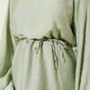 Crew Neck Drawstring Tunic - Afbeelding 4