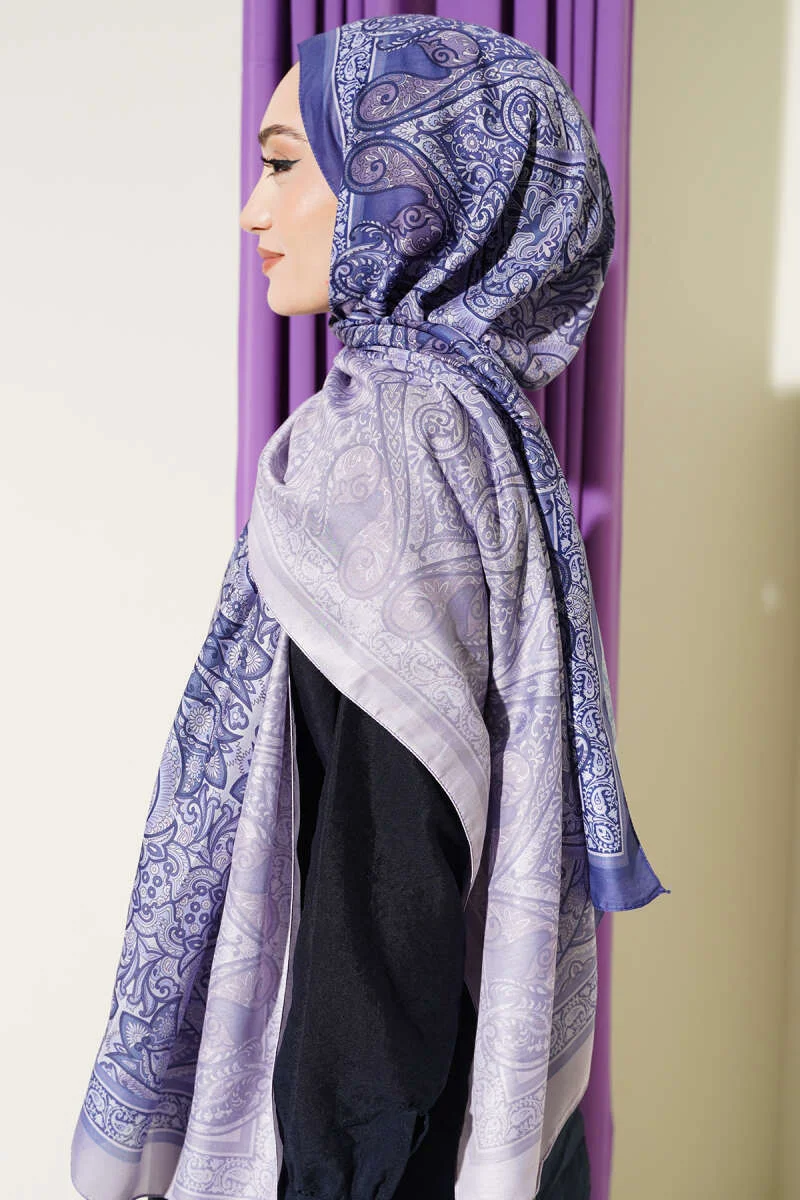 Bohemian Inspired Shawl Purple - Image 3