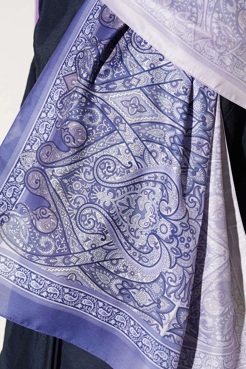 Bohemian Inspired Shawl Purple - Image 4