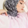 Beaded Detail Patterned Scarf - Imagen 2