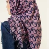 Beaded Detail Patterned Scarf Powder Pink - immagine 3