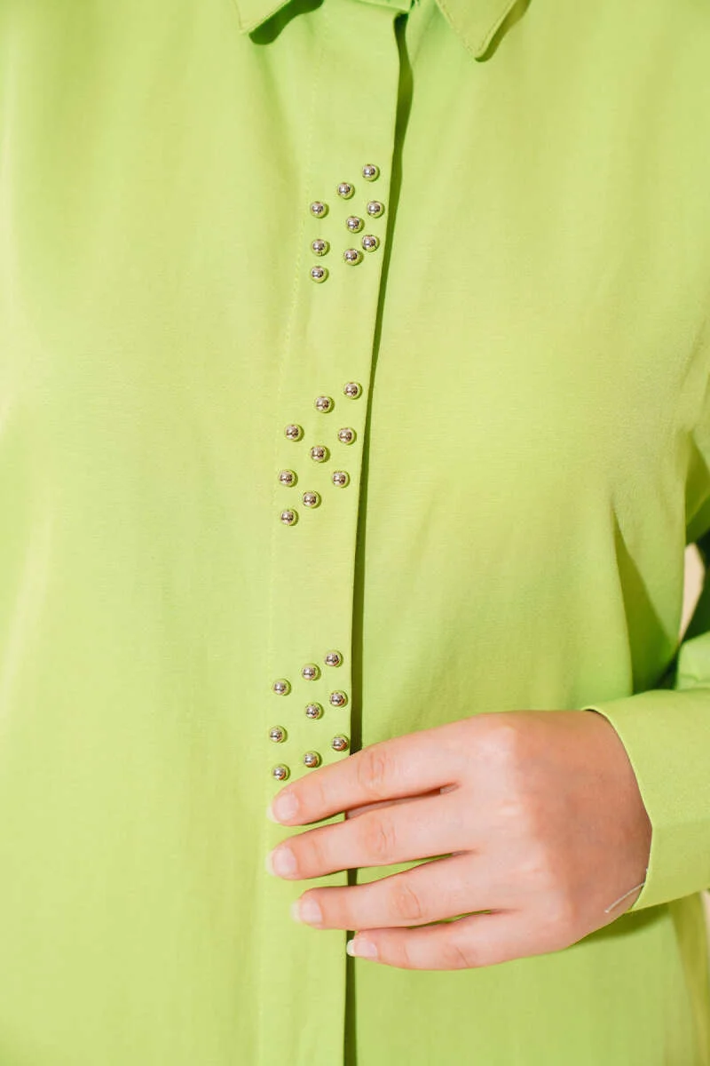 Beaded Embroidered Shirt - Imagen 4