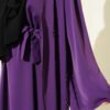 Beaded Embroidered Belted Abaya – Image 4