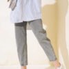 Slim Fit Denim Pants Grey