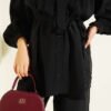 Balloon Sleeve Two-Piece Set Black - immagine 4