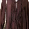 Brit Button Oversized Kimono Brown - Afbeelding 4