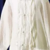 Brit Button Oversized Kimono Stone - Afbeelding 4