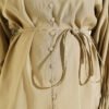 Brit Buttoned Ankle Elastic Tencel Two-Piece Set - Afbeelding 4