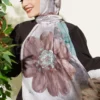 Camellia Pattern Shawl Stone