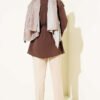 Cross Cape Modal Tunic Brown – Bild 3