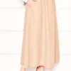 Pocket Detail Sporty Terikoton Skirt Mink - Imagen 2