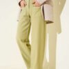 Pocket Wide Leg Trousers