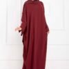 Ceyda Modest Abaya Burgundy - Image 4