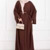 Ceyda Modest Abaya Brown