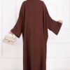 Ceyda Modest Abaya Brown - Image 5