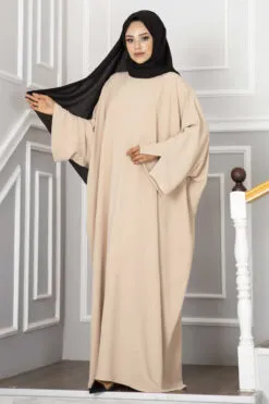 Ceyda Modest Abaya Cream