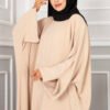 Ceyda Modest Abaya Cream – Image 2
