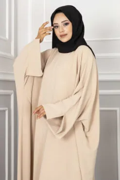 Alternative view of Ceyda Modest Abaya Cream