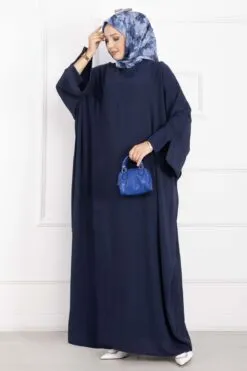 Ceyda Modest Abaya Navy Blue