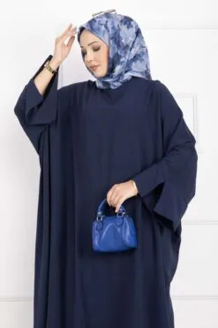 Alternative view of Ceyda Modest Abaya Navy Blue